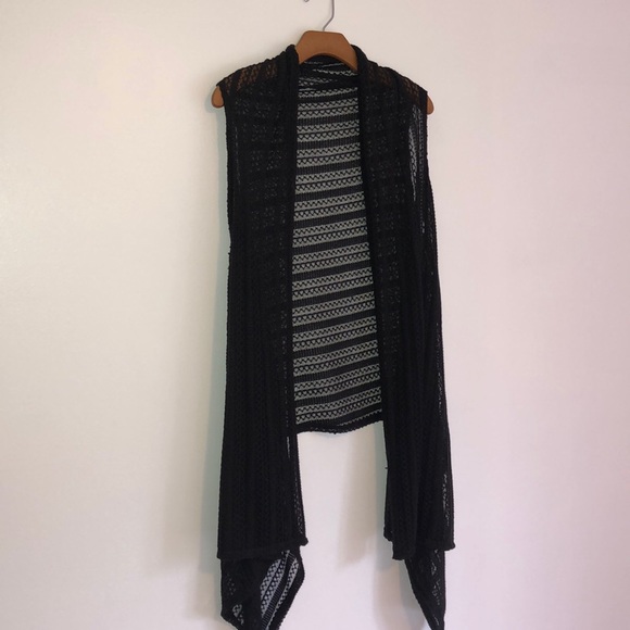 Accessories - Nordstrom Black knit duster
